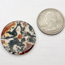 Load image into Gallery viewer, Limbcast Agate Bead - Tree of Life | 28x2mm | Clear/Green | Round | 1 Bds - PremiumBead Alternate Image 5