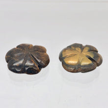 Load image into Gallery viewer, Bloomer 2 Carved Tigereye Rose Flower Beads | 21x7mm | Golden | 9290TE - PremiumBead Alternate Image 10