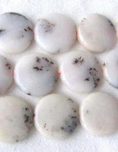 Load image into Gallery viewer, 2 Gently Pink Peruvian Opal 20x7mm Coin Beads 8429 - PremiumBead Primary Image 1