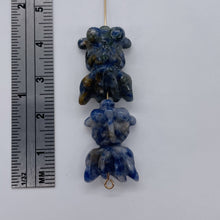 Load image into Gallery viewer, Swimmin' Hand Carved Sodalite Goldfish Bead Figurine