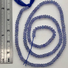 Load image into Gallery viewer, Tanzanite Faceted From 3x1.25mm to 2.5x1mm Roundel Bead 15 inch Strand 109713