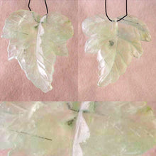 Load image into Gallery viewer, Stunning Druzy Green Prehnite Leaf Briolette Bead 009885S - PremiumBead Primary Image 1
