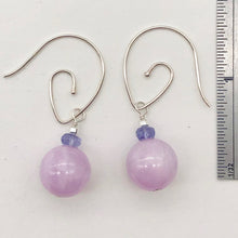 Load image into Gallery viewer, Kunzite Sterling Silver Drop Earrings | 1.5" | Lavender Silver | Earrings |