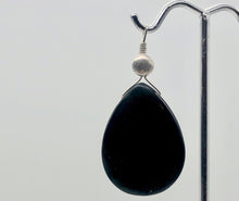 Load image into Gallery viewer, Hypersthene Briolette Sterling Silver Goddess Pendant | 1 3/4" Long |