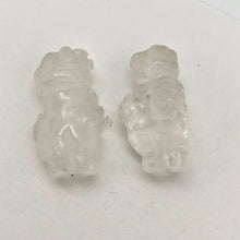 Load image into Gallery viewer, FERTILE! Carved Quartz Goddess of Willendorf Figurine | 20x10x9mm | Clear - PremiumBead Alternate Image 11
