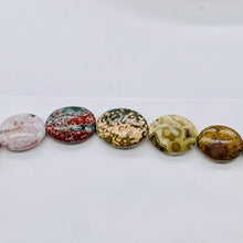 Load image into Gallery viewer, Ocean Jasper Graduated Oval Strand | 22x17x7 to 26x21x8mm | Multi-color | 17 Bds