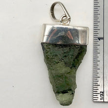Load image into Gallery viewer, Blue Green Moldavite Pendant 31x18x6mm | 1 5/8" long