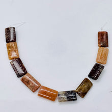 Load image into Gallery viewer, Natural Patterned Peach Chalcedony Bead Strand 109327
