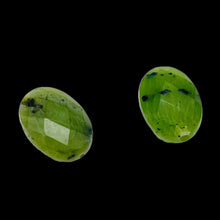 Load image into Gallery viewer, 2 Intense 14x10x6mm Nephrite Jade Faceted Focal Beads 2482