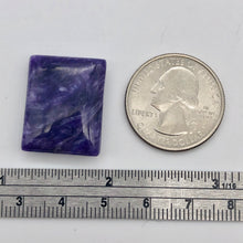 Load image into Gallery viewer, 32cts of Rare Rectangular Pillow Charoite Bead | 1 Beads | 23x18x8mm | 10872D - PremiumBead Alternate Image 10