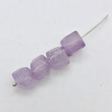 Load image into Gallery viewer, Natural Lilac Amethyst Faceted Squarish Beads | 9x8mm | 4 Beads | 1329 - PremiumBead Alternate Image 3
