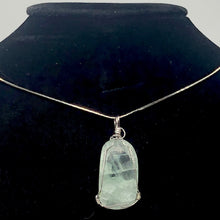 Load image into Gallery viewer, 11 Gram Green Fluorite Silver Wire-Wrapped Pendant | 1 3/4" Long |