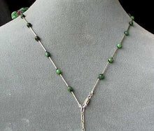 Load image into Gallery viewer, Designer Ruby Zoisite Drop & 925 Sterling Silver 18-21 inch Necklace 6337 - PremiumBead Alternate Image 4
