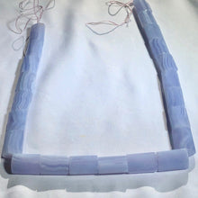 Load image into Gallery viewer, Blue Lace Agate Faceted Pillow12x18x7mm Bead Strand 109380 - PremiumBead Alternate Image 3