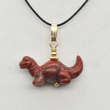 Load image into Gallery viewer, Brecciated Jasper Diplodocus Dinosaur with 14K Gold Filled Pendant 509259BJG - PremiumBead Alternate Image 9