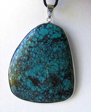 Load image into Gallery viewer, Natural Turquoise Sterling Silver Pendant 10378D - PremiumBead Alternate Image 2