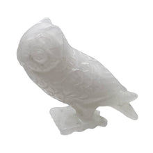 Load image into Gallery viewer, White Jade Owl Carving | 45x24x55mm | White | 1 Figurine |