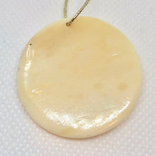 Load image into Gallery viewer, Carved Mermaid W/ Pearl Coin Bone Bead 34x5.5mm 10808 - PremiumBead Alternate Image 2