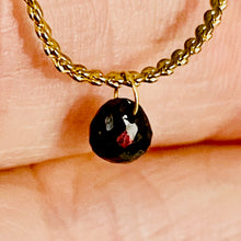 Load image into Gallery viewer, .71cts Natural Black Conflict Free Diamond 18K Pendant Bead | 5x4.25mm |