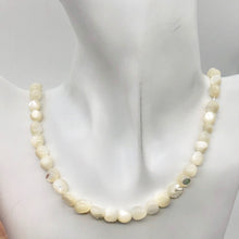 Load image into Gallery viewer, 7 Natural Mother of Pearl Shell Nugget Beads 4376