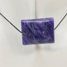 Load image into Gallery viewer, 32cts of Rare Rectangular Pillow Charoite Bead | 1 Beads | 23x18x8mm | 10872D - PremiumBead Alternate Image 7