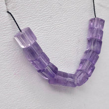 Load image into Gallery viewer, AAA Gorgeous Natural Amethyst Cube Tube Beads | 4x4mm | 12 Beads | 2917 - PremiumBead Alternate Image 2
