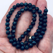 Load image into Gallery viewer, Tigers Eye 15 1/2" Strand Round | 7 mm | Blue | 62 Beads |