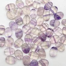 Load image into Gallery viewer, Striped Orchids 10 Natural Fluorite Beads - PremiumBead Alternate Image 7