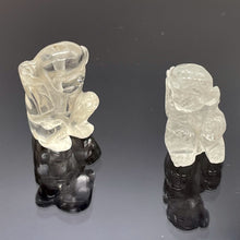 Load image into Gallery viewer, Adorable 1 Carved Rose Quartz Monkey Bead | 20.5x12x11mm | Pink