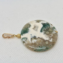 Load image into Gallery viewer, Snowy Forest! Ocean Jasper Druzy & 14Kgf Pendant 510561BG - PremiumBead Alternate Image 6