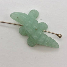 Load image into Gallery viewer, Green Gators 2 Carved Aventurine Alligator Beads | 28x14x7mm | Green - PremiumBead Alternate Image 6