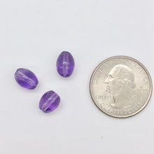 Load image into Gallery viewer, Yummy Natural Amethyst Rice Oval Beads | 10x7mm | 3 Beads | 6202 - PremiumBead Alternate Image 5