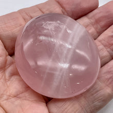 Load image into Gallery viewer, Rose Quartz Oval Meditation Worry Stone | 58x47x24 mm | Pink | 1 Stone |