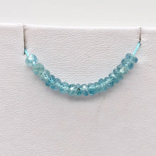 Load image into Gallery viewer, 73.7cts Natural Blue Zircon 3x1.5-4x2.5mm Graduated Faceted Bead Strand 10844 - PremiumBead Alternate Image 3