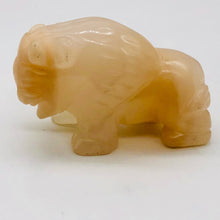 Load image into Gallery viewer, Rose Quartz Buffalo Bison Statue Figurine | 2 1/4x1 1/2" | Pink | 1 Figurine | 2 1/4x1 1/2" | Pink