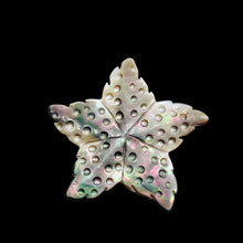 Load image into Gallery viewer, 1 Tahitian Mother of Pearl Carved Starfish Bead 9708