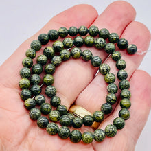 Load image into Gallery viewer, Rare Reptile Russian Jasper 6mm Bead Strand 109166