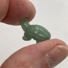 Load image into Gallery viewer, Charming 2 Carved Aventurine Turtle Beads | 21x12.5x8.5mm | Green - PremiumBead Alternate Image 2