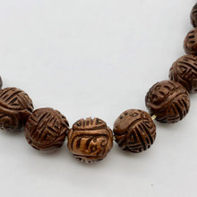 Load image into Gallery viewer, 11.5mm Hand Carved Longevity Knot Boxwood Beads - 2 Beads - PremiumBead Alternate Image 3