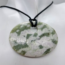 Load image into Gallery viewer, Harmony Stone Oval Centerpiece Bead - Gentle Seas | 63x45x8mm | 1 Bead |