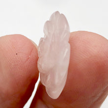 Load image into Gallery viewer, Rose Quartz Gemstone Carved Rose Flower Bead | 21x9mm | 1 Bead |