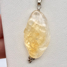 Load image into Gallery viewer, Inner Fire Citrine Nugget 925 Sterling Silver Pendant 504159 - PremiumBead Alternate Image 3