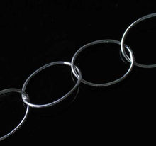 Load image into Gallery viewer, Perfect Polished Silver Circle Chain 8 inches 10322 - PremiumBead Primary Image 1