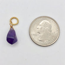 Load image into Gallery viewer, AAA Amethyst Faceted Twist Briolette Pendant | 12.5x8mm, 1&quot; Long | Purple - PremiumBead Alternate Image 5
