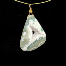 Load image into Gallery viewer, Ocean Jasper 14K Gold Filled Freeform | 2.25 | Green/White/Gold | 1 Pendant