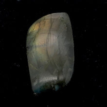 Load image into Gallery viewer, Labradorite Spectrolite Free Form Pendant Bead | 38x20x8mm | Golden Gray |