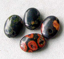 Load image into Gallery viewer, 4 Peach Blossom Jasper Flat Oval Beads 008271 - PremiumBead Primary Image 1