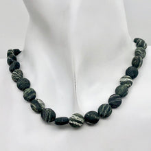 Load image into Gallery viewer, Zebra Jasper Oval Stone | 10x8mm | Black White Chatoyant | 20 Bead(s)