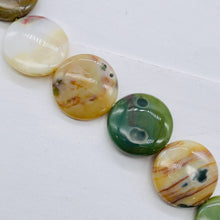 Load image into Gallery viewer, Ocean Jasper Graduated Round | 25x8 to 23x8 mm | Multi-color | 17 Beads