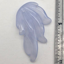 Load image into Gallery viewer, 14.9cts Exquisitely Hand Carved Blue Chalcedony Flower Pendant Bead - PremiumBead Alternate Image 6
